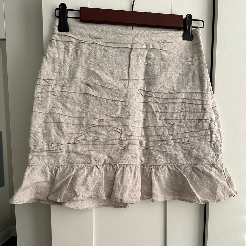 Abercrombie and fitch linen skirt
